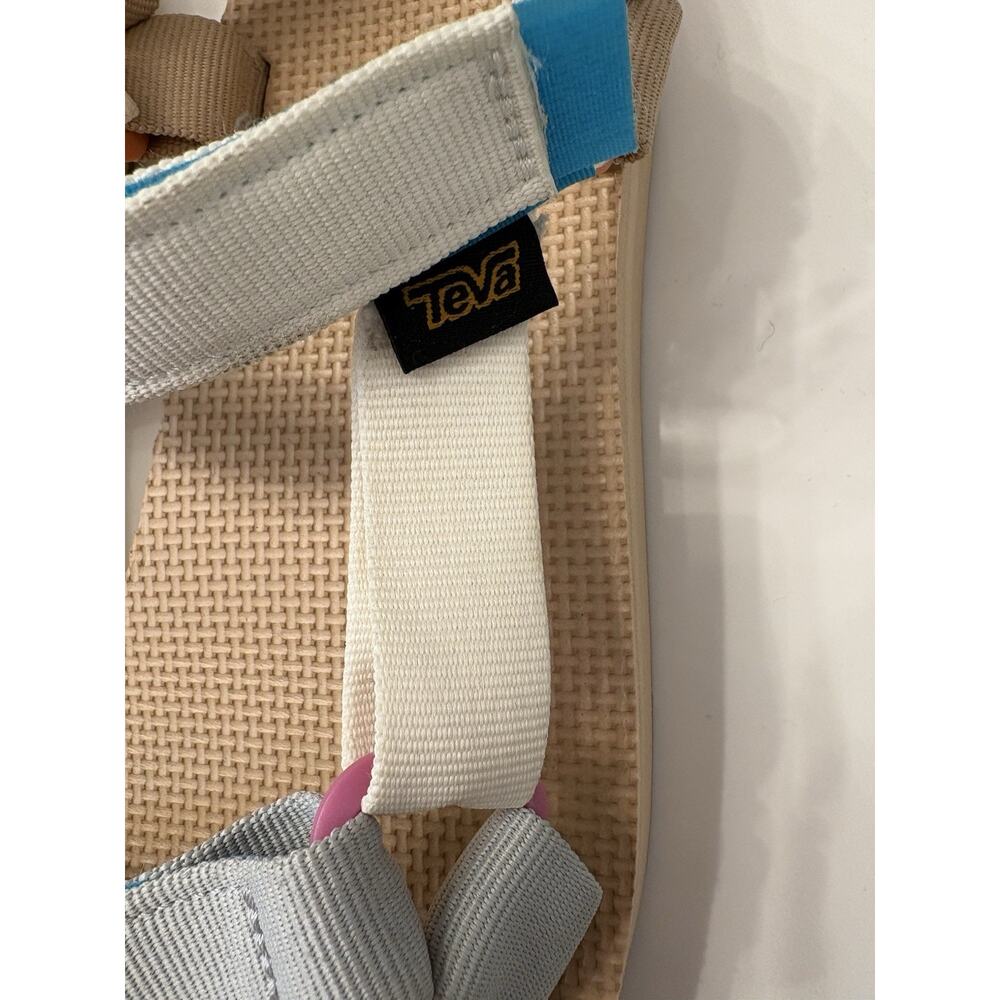 Teva Midform Universal Sandals Women’s 8 Slingback Comfort 1090969 Gray White - Picture 3 of 9